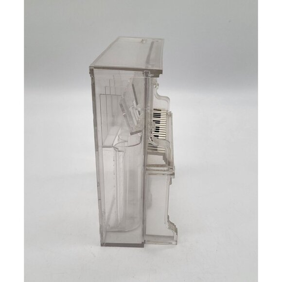 VTG Pennies From Heaven Clear Plastic Piano Bank Coin Sorter J.S.N.Y Cottagecore - Picture 4 of 9